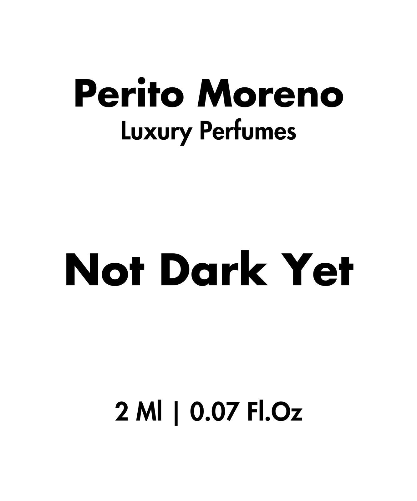 ليس مظلمًا بعد من بيريتو مورينو بإصدار محدود