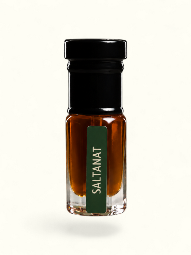 Clear glass bottle with a gray cap labeled 'Oasis Slip 03' on a white background